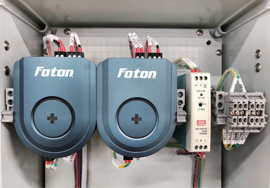 Gallery of dimensions and installation of PBAT-600 Gate in a cabinet for pre-wiring.